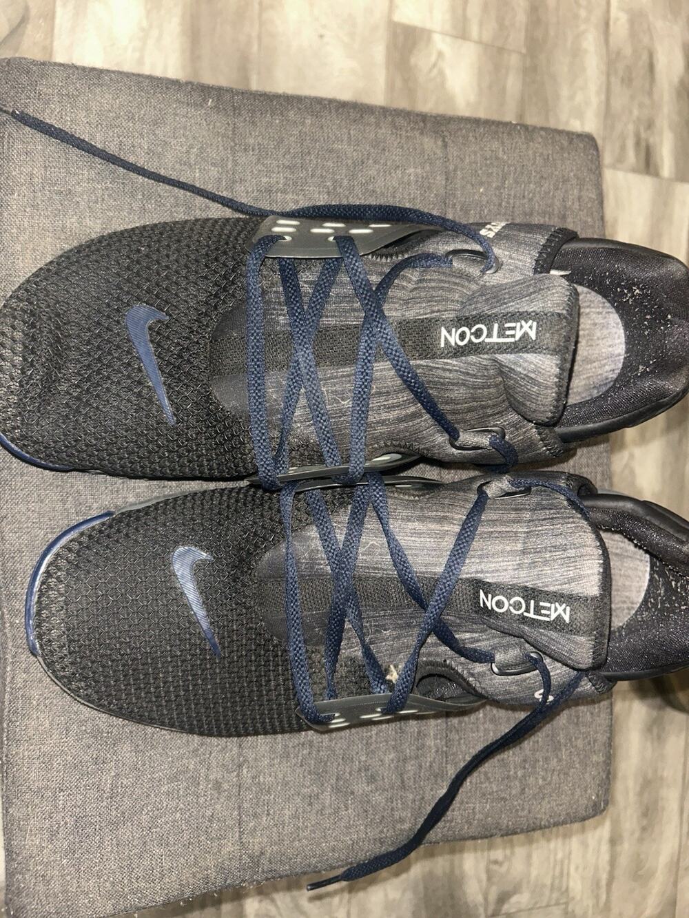 Nike Metcon Dallas Cowboys Sneakers Black Gray Mesh Size 12